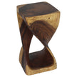 The Luma Square Twist End Table 10 in Sq