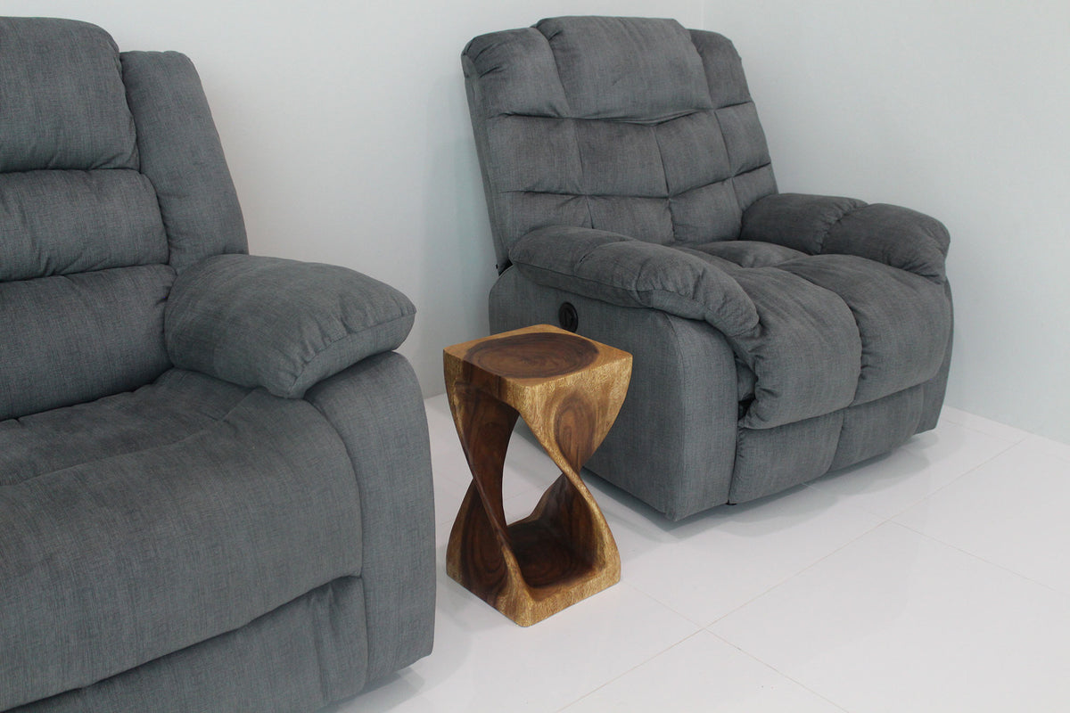 The Luma Square Twist End Table 10 in Sq
