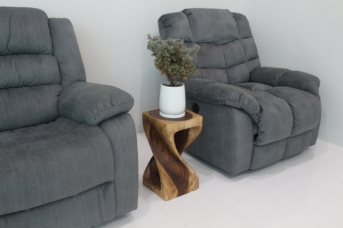 The Luma Square Twist End Table 10 in Sq