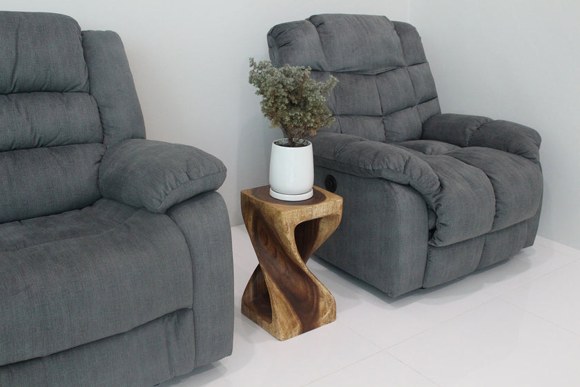 The Luma Square Twist End Table 10 in Sq