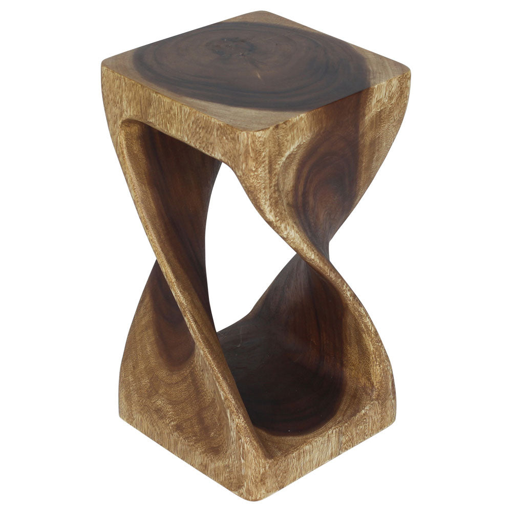 The Luma Square Twist End Table 10 in Sq