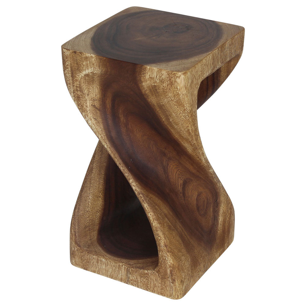 The Luma Square Twist End Table 10 in Sq