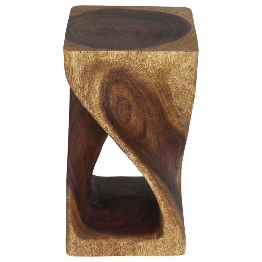 The Luma Square Twist End Table 10 in Sq
