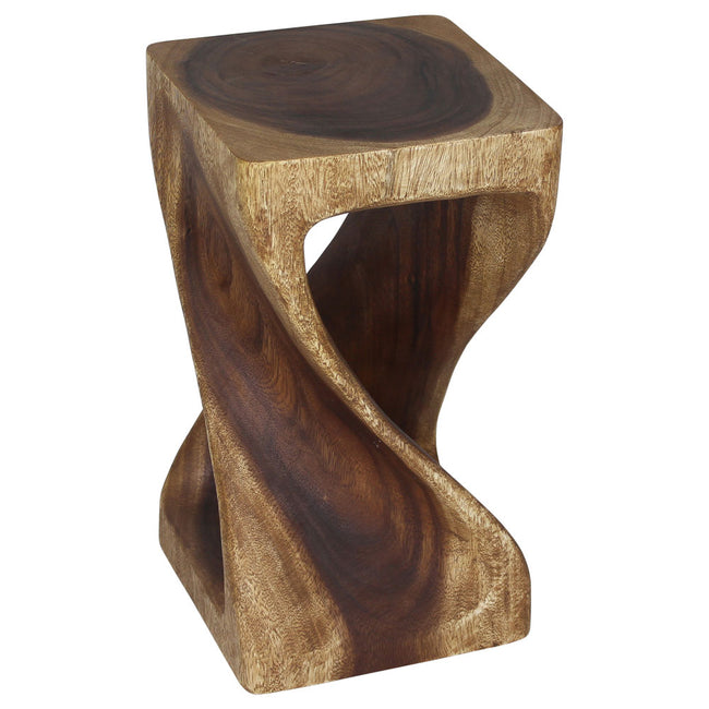 The Luma Square Twist End Table 10 in Sq