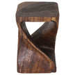 The Luma Square Twist End Table 12 in Sq