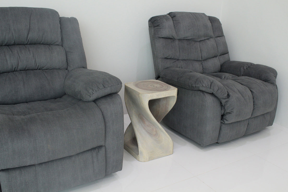The Luma Square Twist End Table 12 in Sq