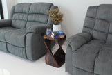 The Luma Square Twist End Table 12 in Sq