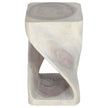 The Luma Square Twist End Table 12 in Sq