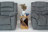 The Luma Square Twist End Table 12 in Sq