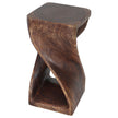 The Luma Square Twist End Table 12 in Sq
