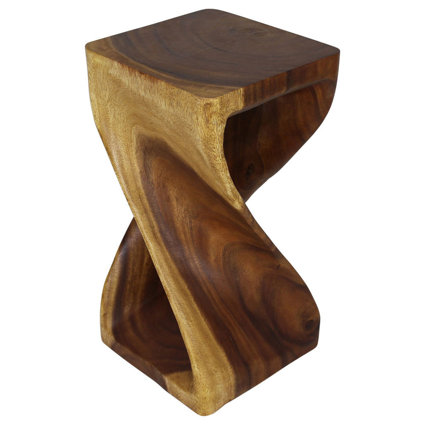 The Luma Square Twist End Table 12 in Sq