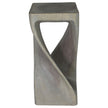 The Luma Square Twist End Table 12 in Sq