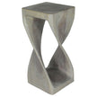 The Luma Square Twist End Table 12 in Sq