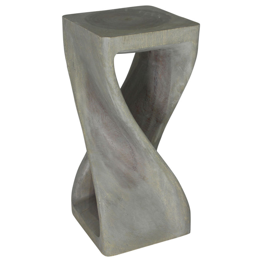 The Luma Square Twist End Table 12 in Sq
