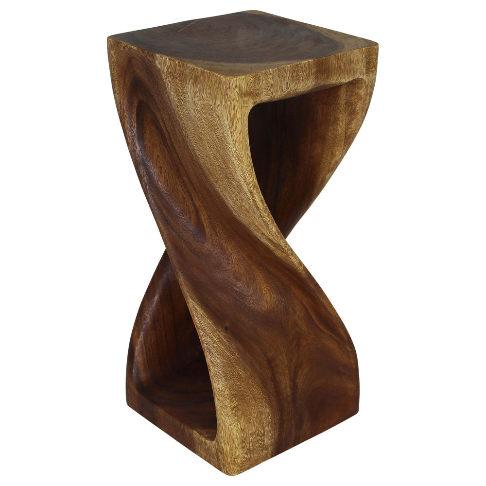 The Luma Square Twist End Table 12 in Sq