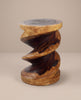 Saetta Spiral Zigzag Side Table