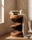Saetta Spiral Zigzag Side Table