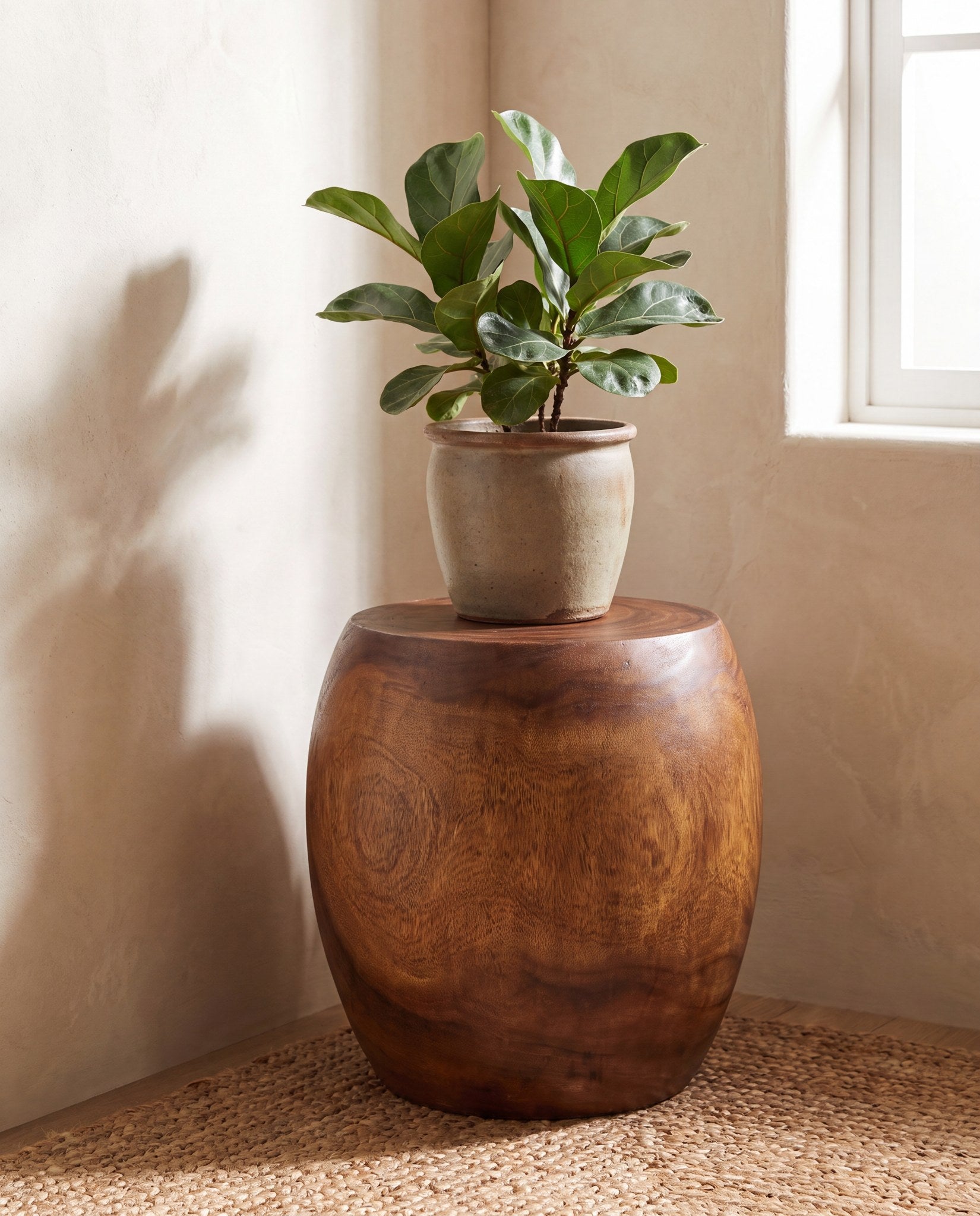 Tamburo Pouf Stool Table