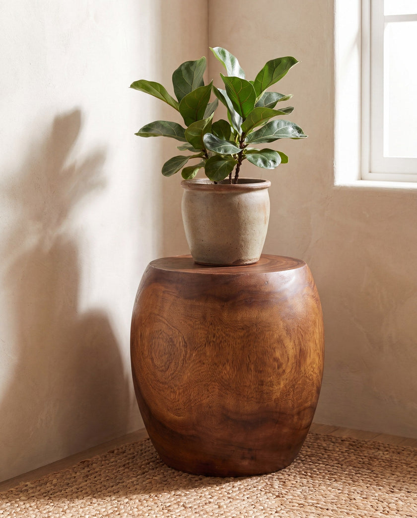 Tamburo Pouf Stool Table