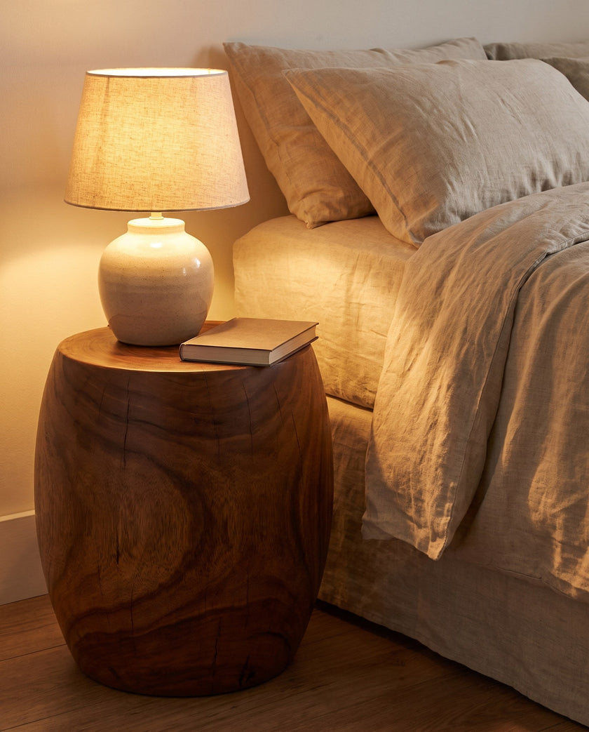 Tamburo Pouf Stool Table