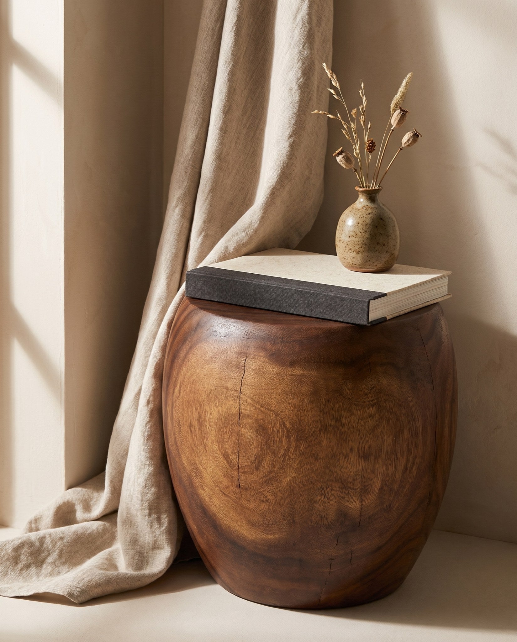 Tamburo Pouf Stool Table