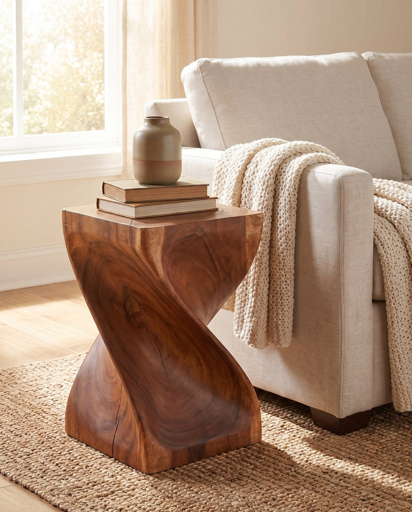 Fuso Wide Twist Side Table
