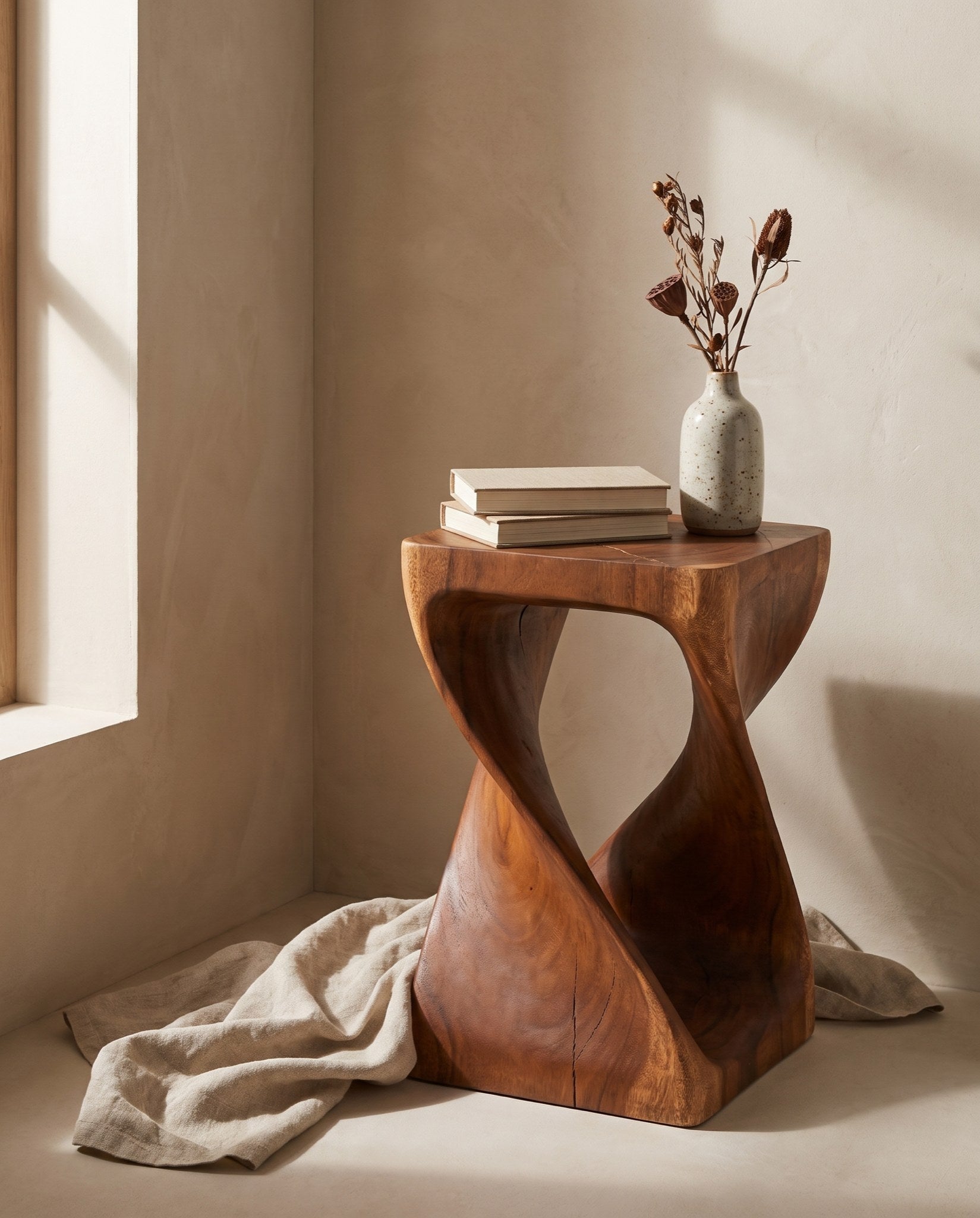 Fuso Wide Twist Side Table