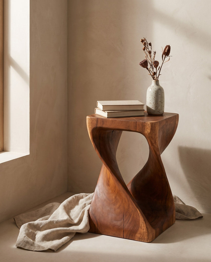 Fuso Wide Twist Side Table