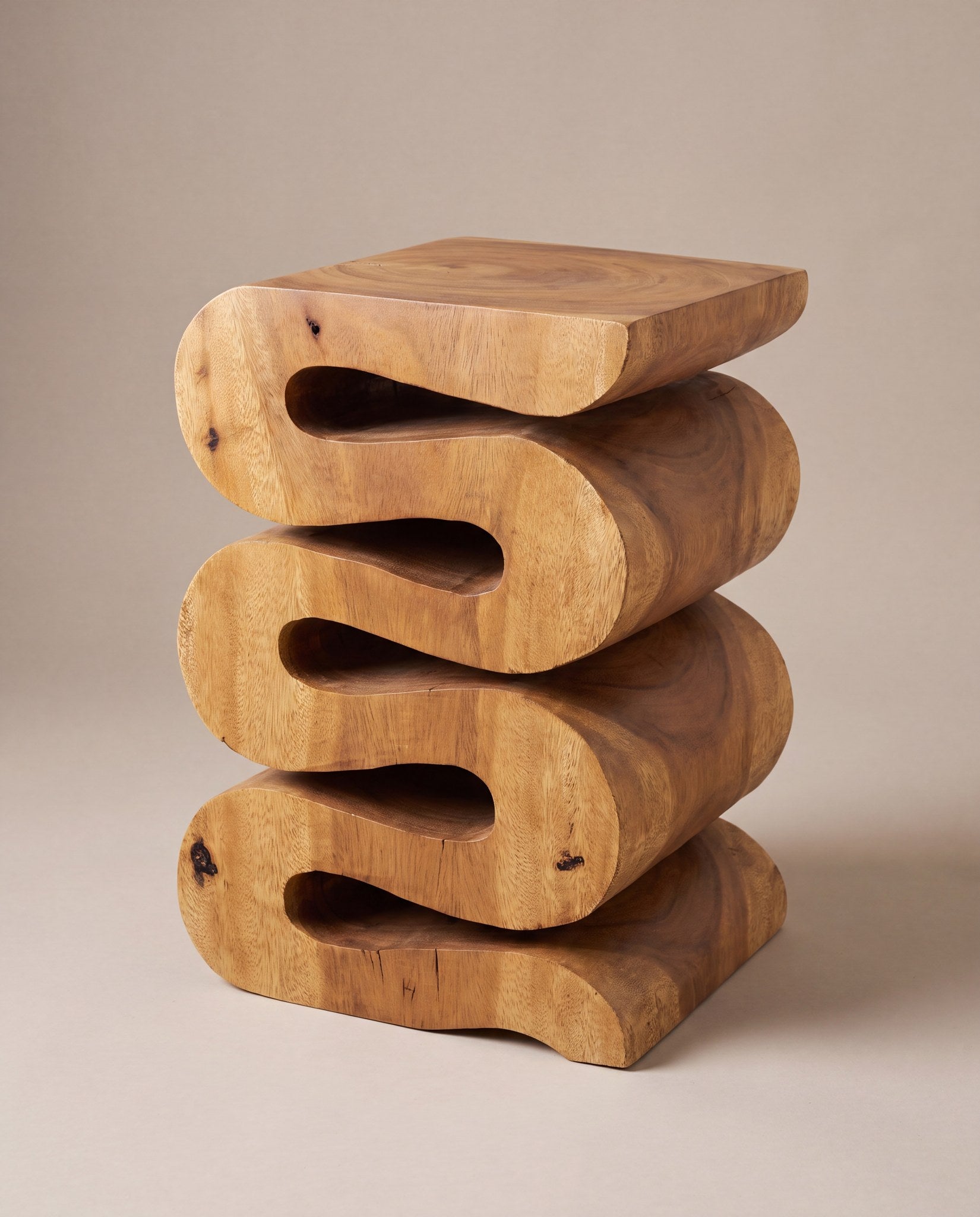 Flusso Wave Twist Side Table