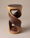 Spirale Round Double Twist Side Table