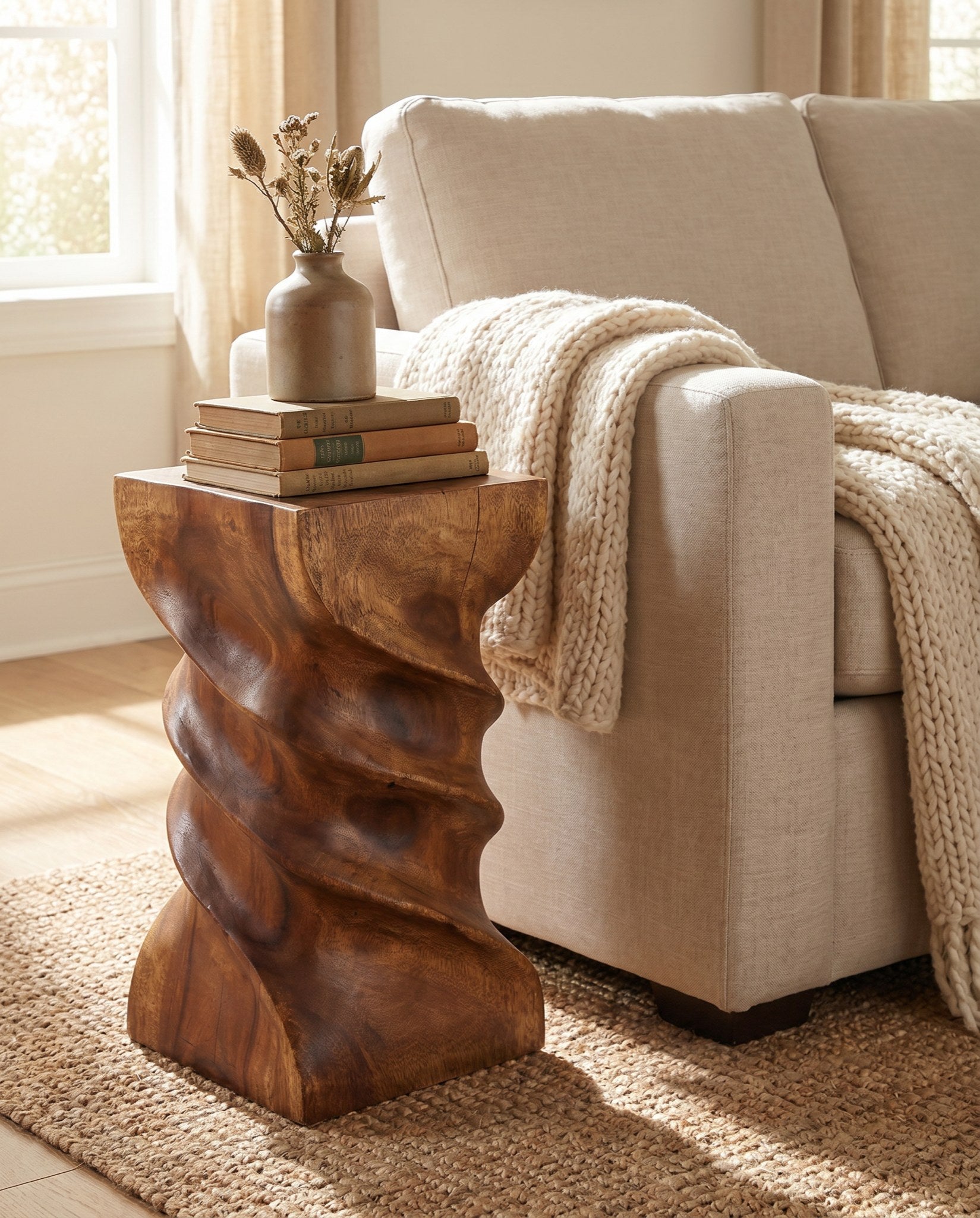 Treccia Triple Twist Side Table